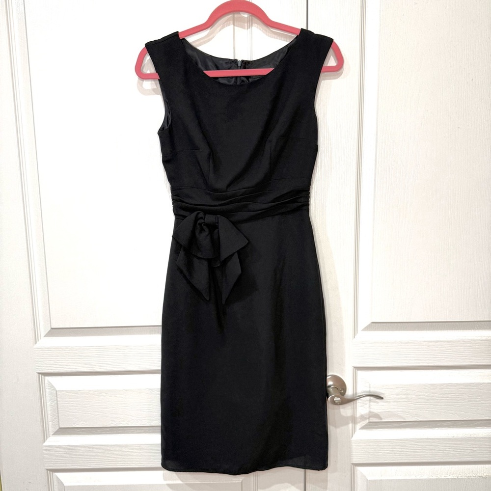 ABS Collection Black Sleeveless Bow Dress